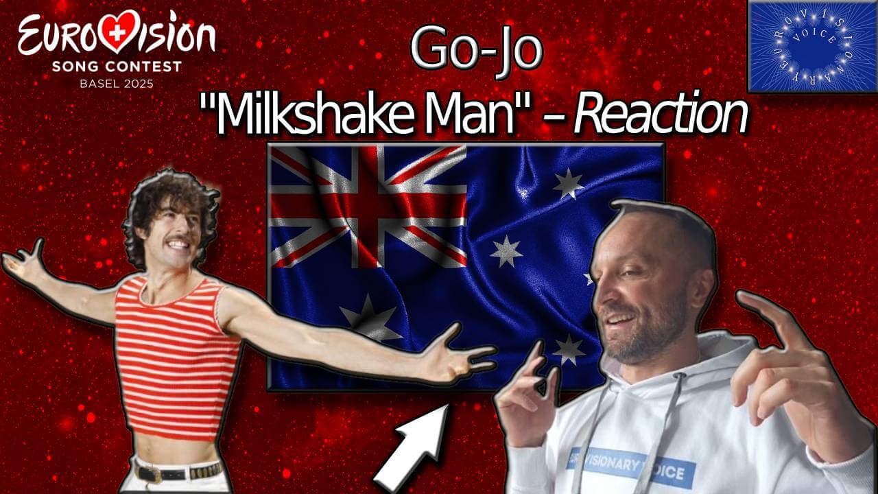 EurovisionaryVoice with Go-Jo from Australia at the Eurovision Song Contest 2025