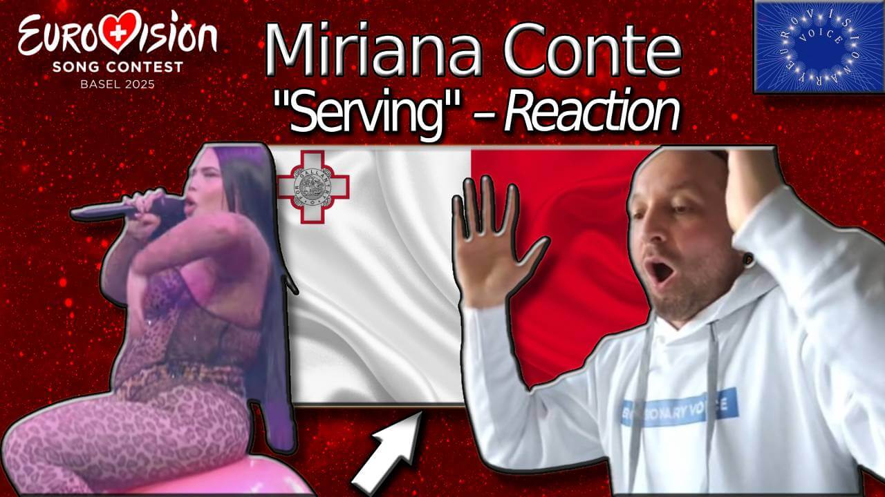 EurovisionaryVoice and Miriana Conte from Malta at the ESC 2025