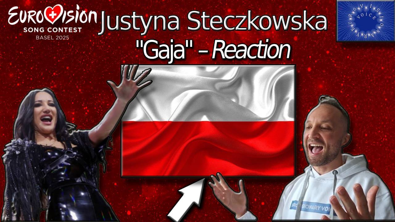 EurovisionaryVoice and Justyna Steczkowska from Poland at the ESC 2025