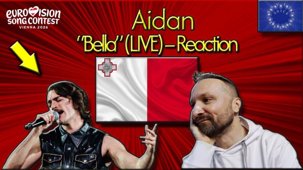 Aidan from Malta and EurovisionaryVoice & Janusz Jacek Siwiorek JJS