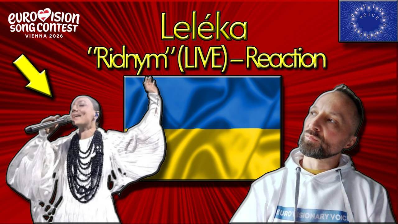 Leléka from Ukraine and Janusz Jacek Siwiorek (EurovisionaryVoice) at the ESC 2026