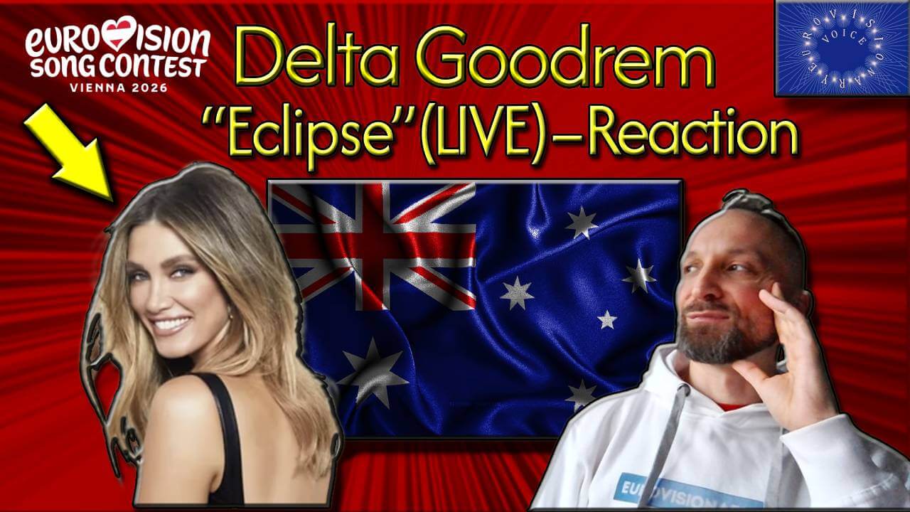 Delta Goodrem from Australia and JJS Janusz Jacek Siwiorek and EurovisionaryVoice at the ESC 2026