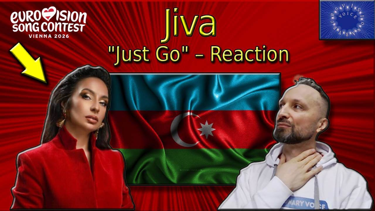 Jiva from Azerbaijan and EurovisionaryVoice & Janusz Jacek Siwiorek JJS at the ESC 2026