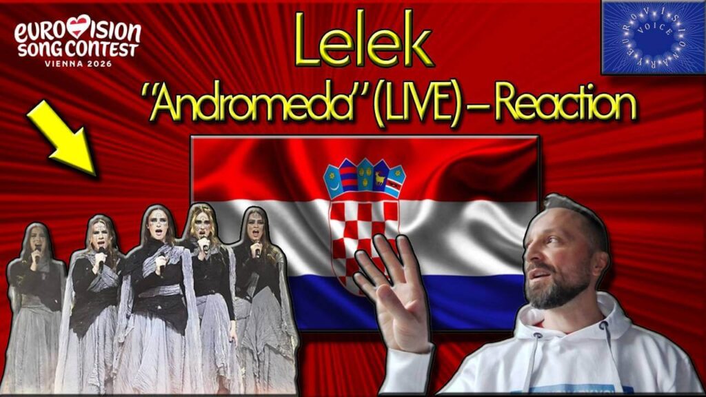 Lelek from Croatia and Janusz Jacek Siwiorek / EurovisionaryVoice at the ESC 2026