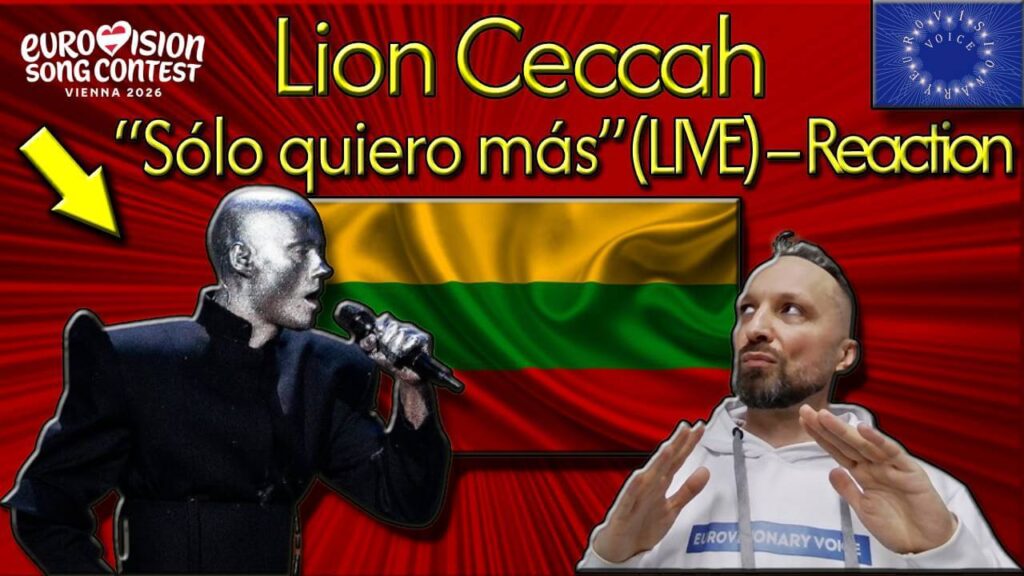 Lion Ceccah from Lithuania at the ESC 2026 & Janusz Jacek Siwiorek & EurovisionaryVoice