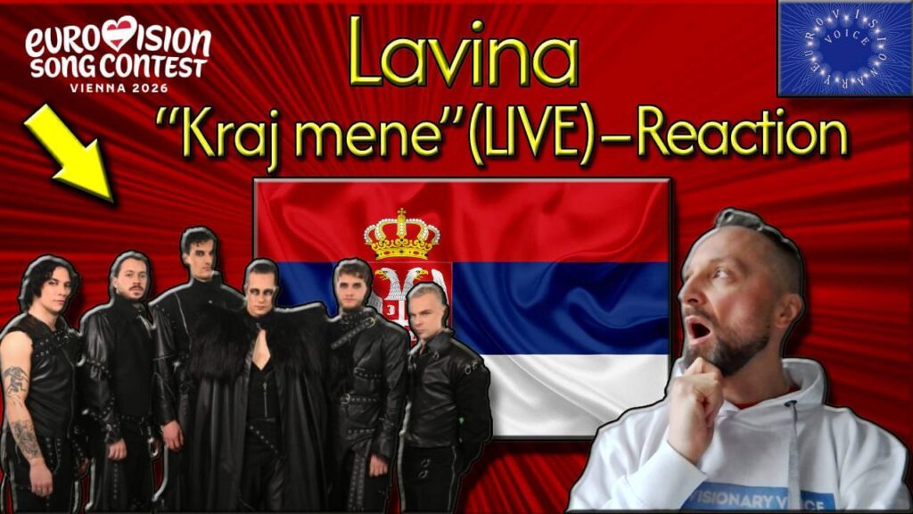 Lavina from Serbia and Janusz Jacek Siwiorek JJS & EurovisionaryVoice at the ESC 2026