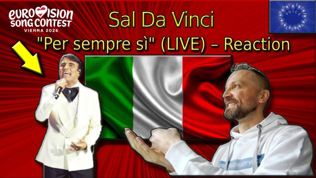 Sal Da Vinci form Italy and EurovisionaryVoice & Janusz Jacek Siwiorek JJS at the ESC 2026