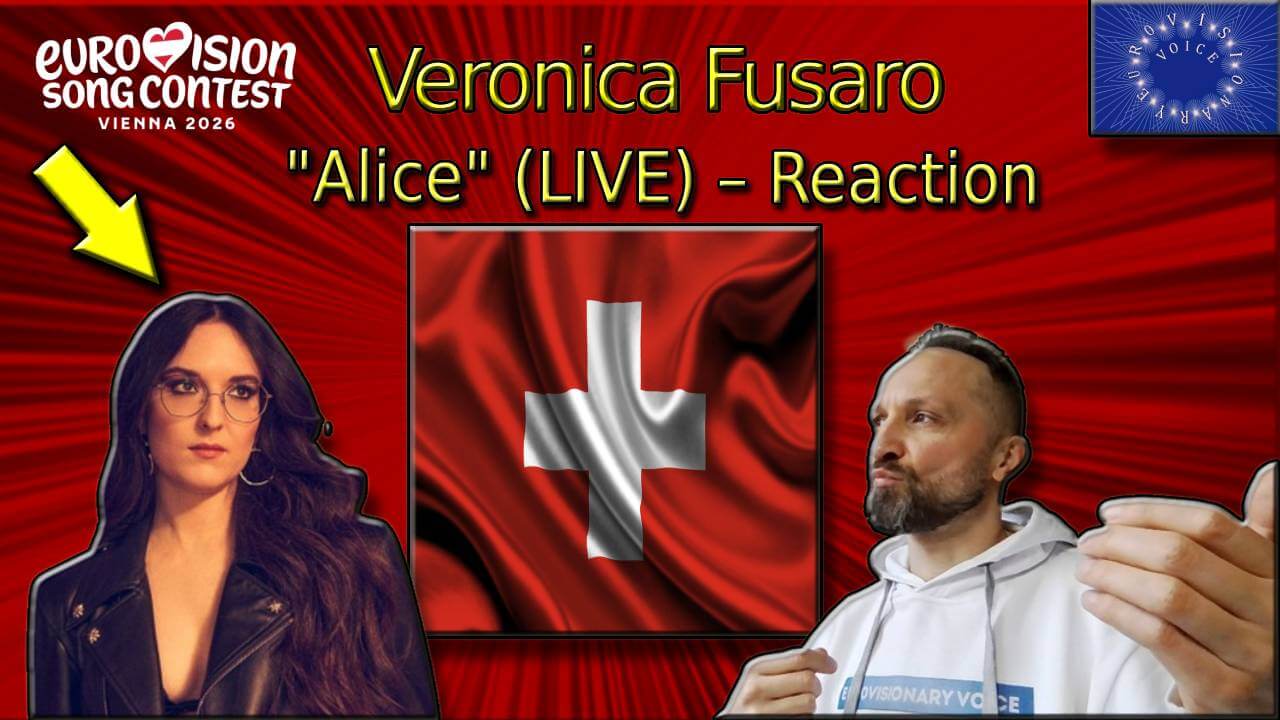 Veronica Fusaro from Switzerland and Janusz Jacek Siwiorek JJS & EurovisionaryVoice at the ESC 2026